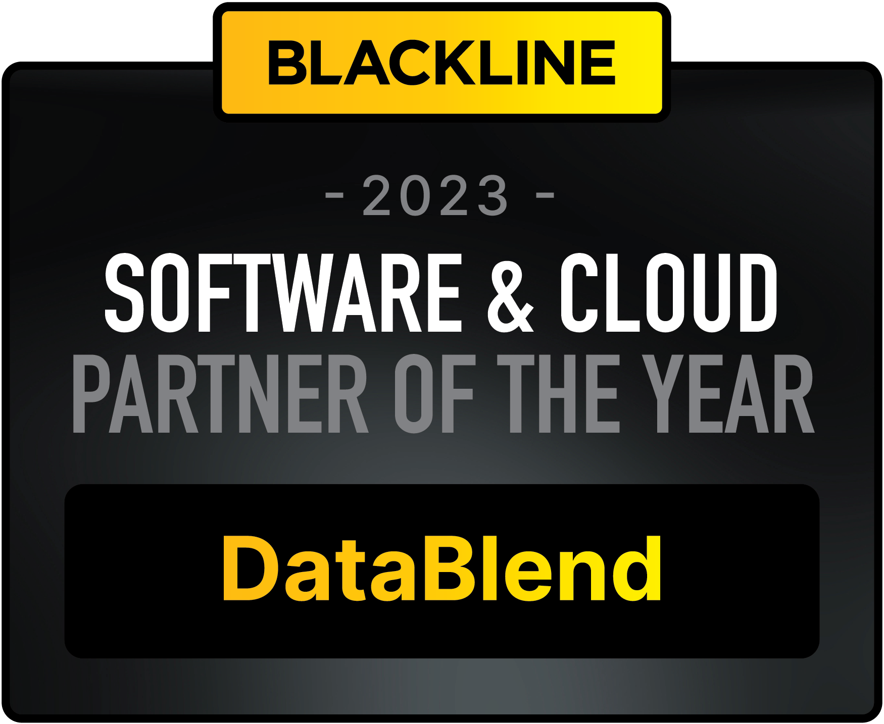 DataBlend Receives BlackLine's 2023 Software & Cloud Partner Award