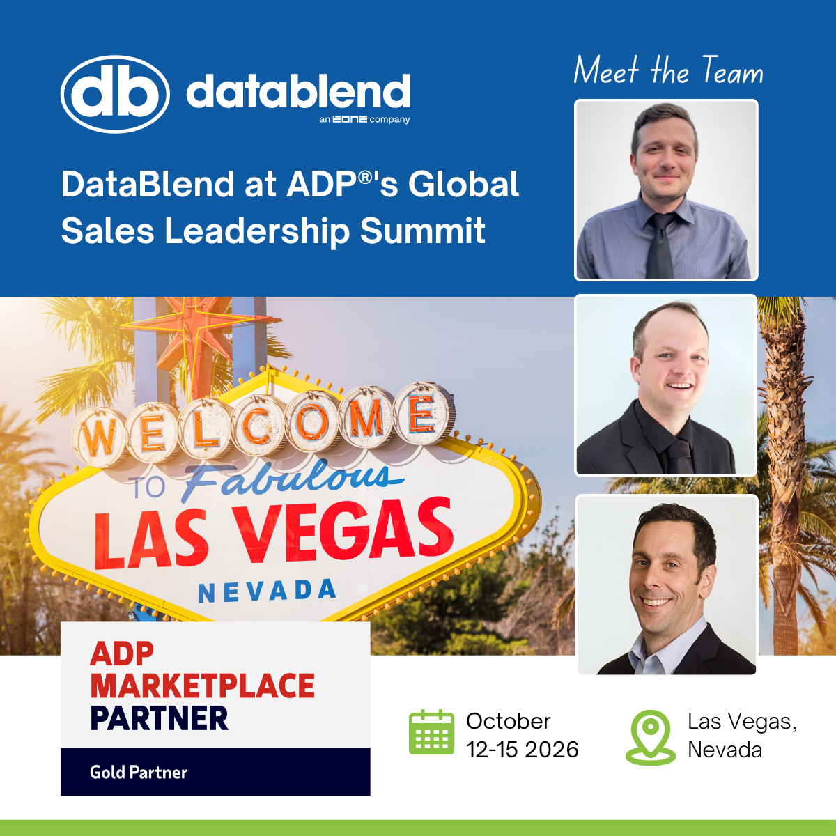 Meet DataBlend at ADP®'s Global Sales Leadership Summit