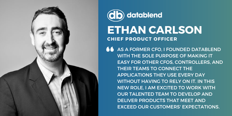 DataBlend Welcomes Ethan Carlson as Chief Product Officer