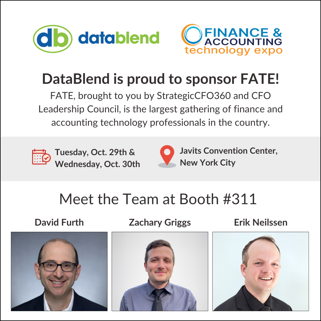 DataBlend Announces Sponsorship of The Finance & Accounting Tech Expo