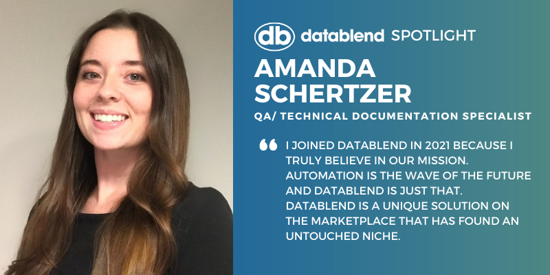 DataBlend Spotlight: Have you met Amanda Schertzer yet?
