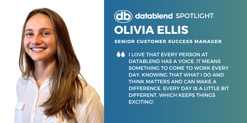DataBlend Spotlight: Have you met Olivia Ellis yet?