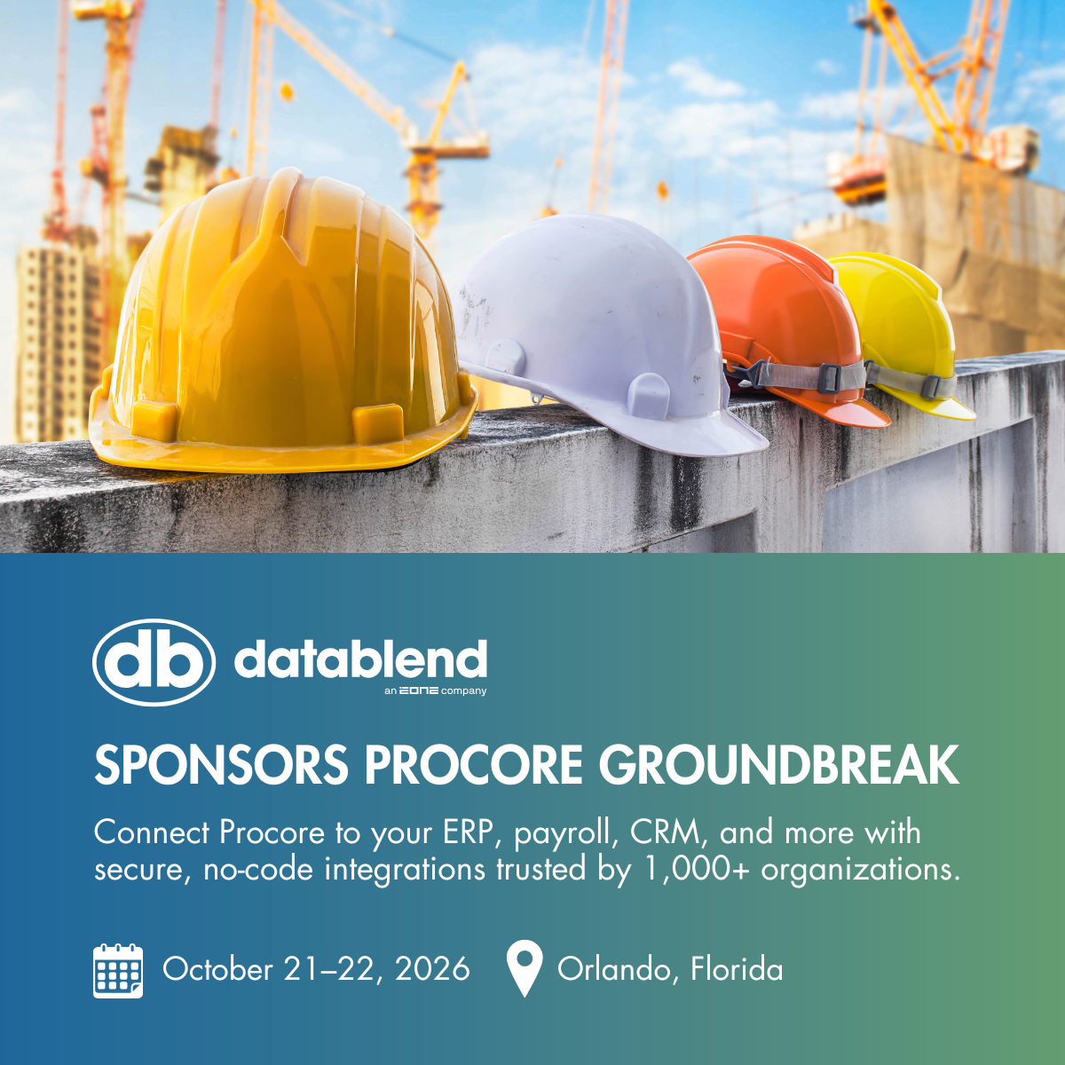 DataBlend Heads to Procore Groundbreak 2026