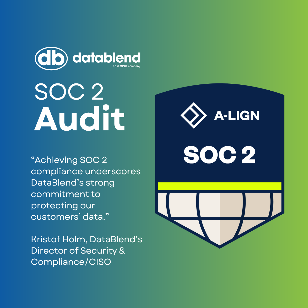 DataBlend Successfully Completes SOC 2 Audit