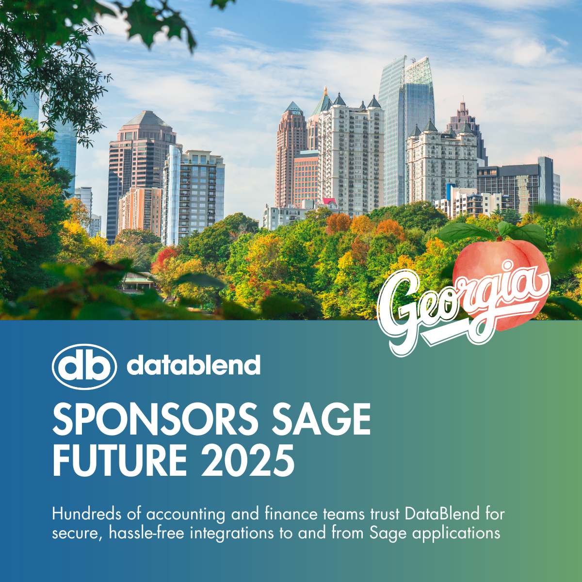 DataBlend, Leading Finance Focused iPaaS Provider, Sponsors Sage Future