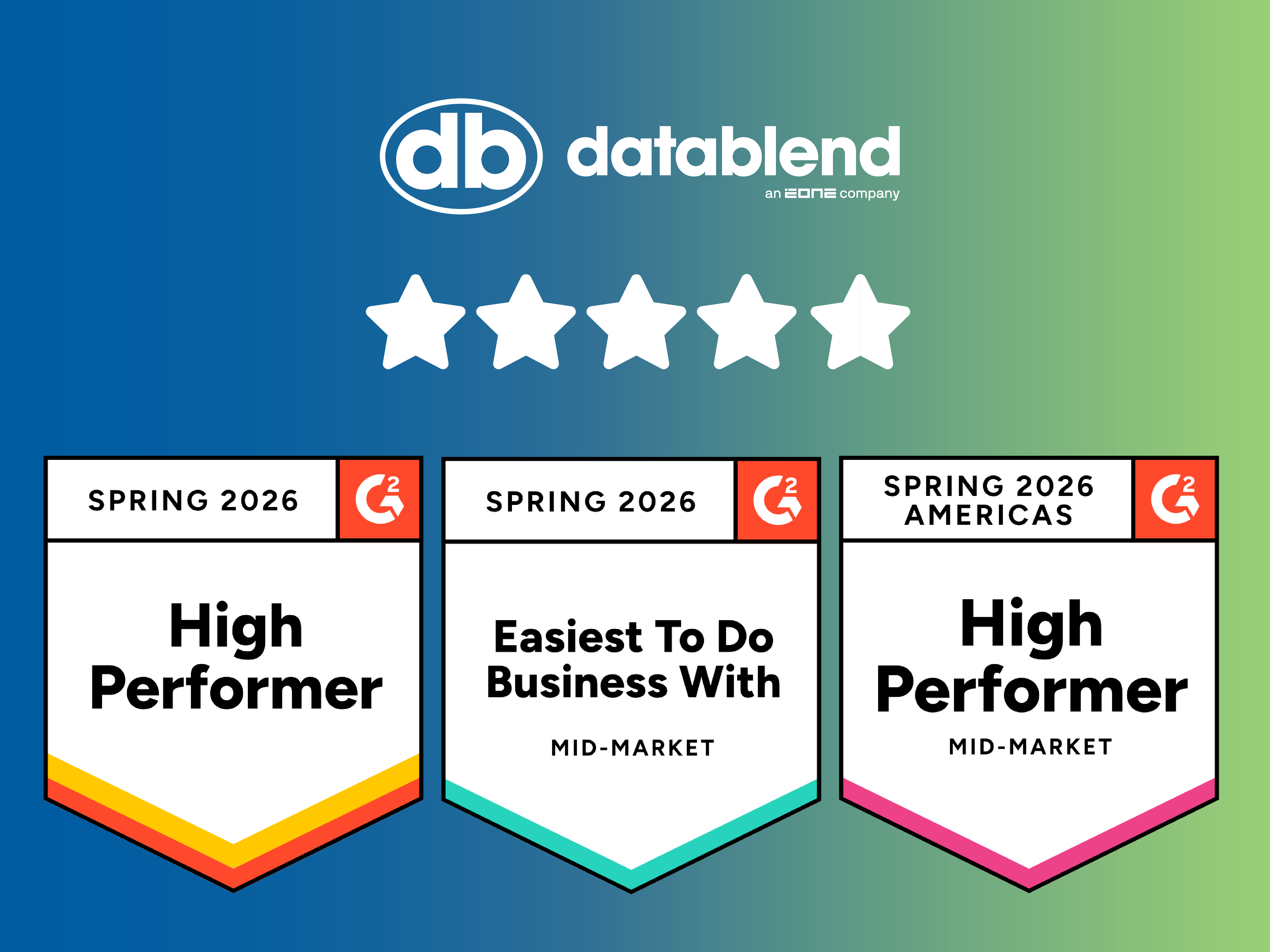 DataBlend Listed on 28 Spring 2026 G2 Reports