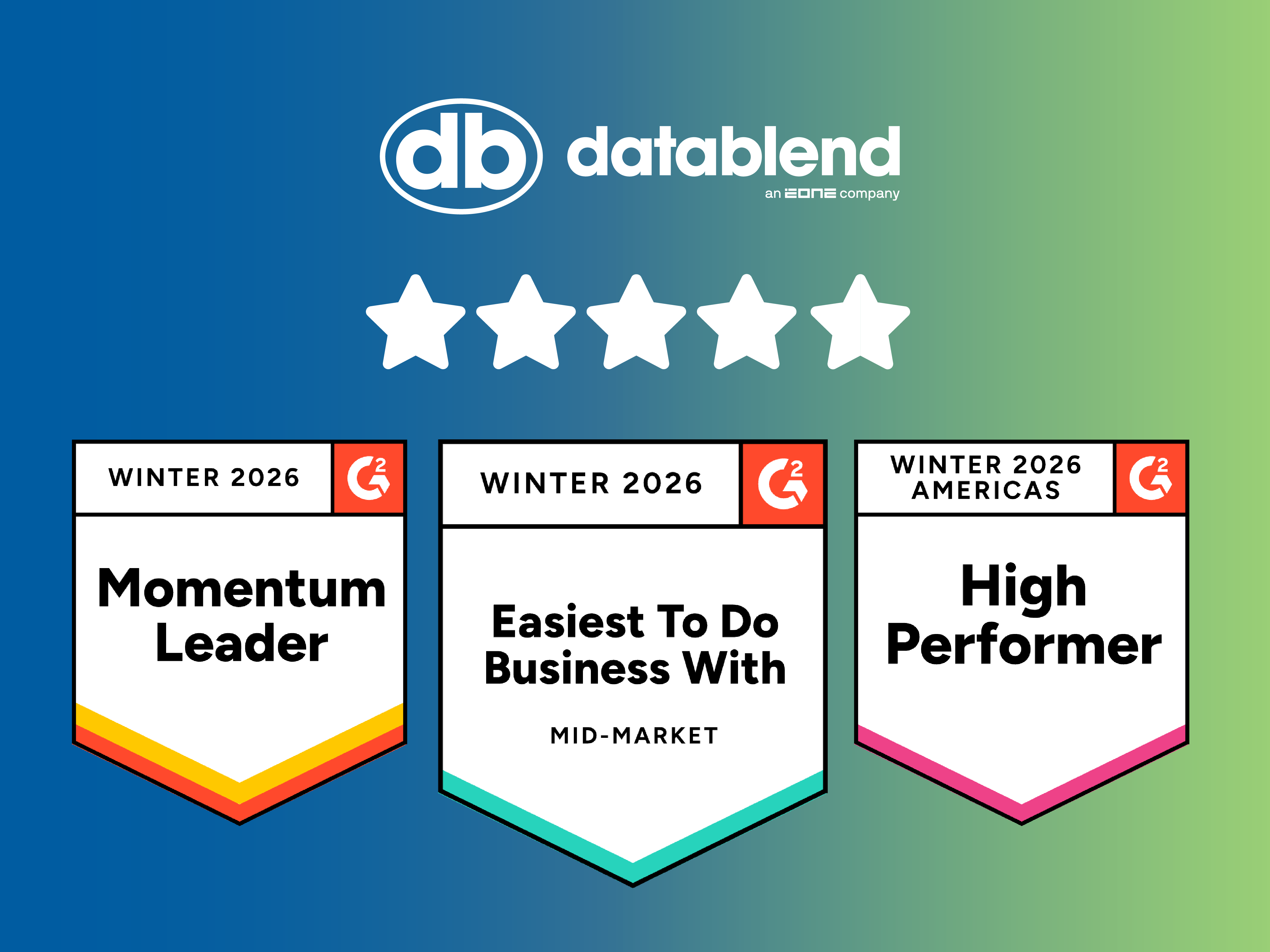 DataBlend Listed on 28 Winter 2026 G2 Reports