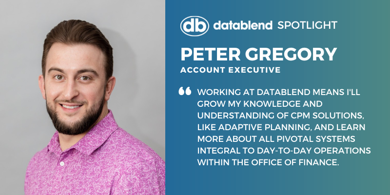 DataBlend Spotlight: Have you met Peter Gregory yet? He's our newest Account Executive.